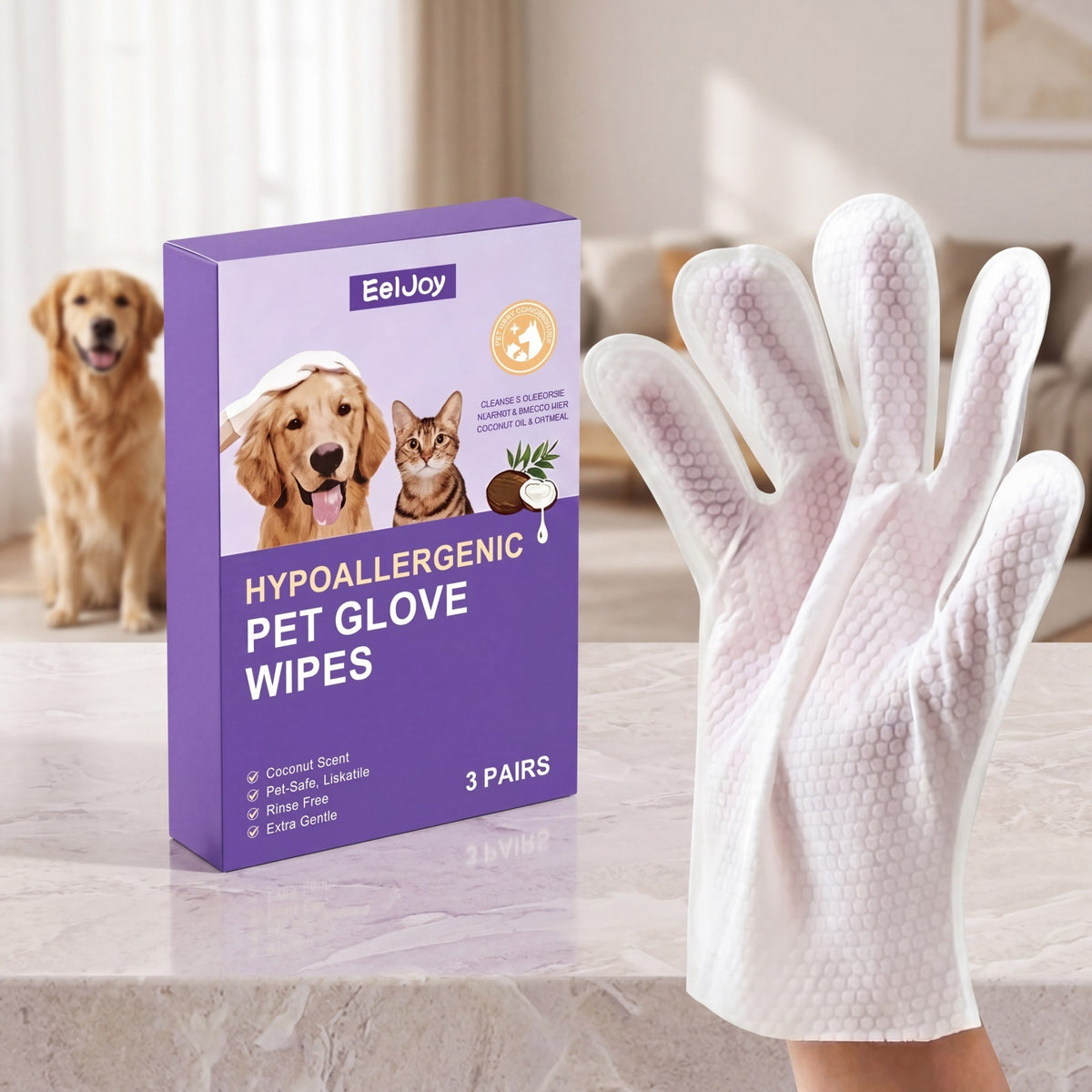 Pet Glove Wipes